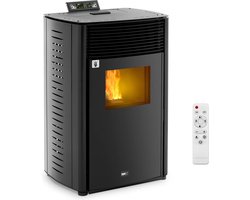 MSW - Pelletkachel - 13 kW - voor 50-325 m³ - 5 niveaus - timer