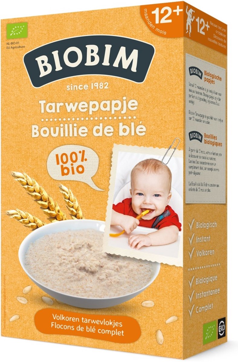 Goedkoopste Biobim Tarwepapje 12mnd