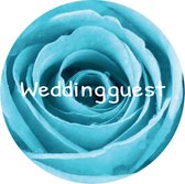 6 Boutons Weddingguest Turquoise Rose - rose - turquoise - bouton - corsage - mariage - mariage