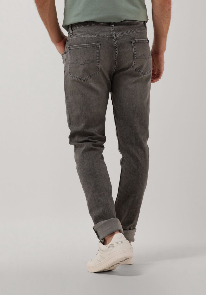 7 for all Mankind Slimmy Tapered Luxe Performance Eco Stone Jeans Heren - Broek - Grijs - Maat 32