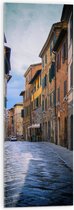 WallClassics - Acrylglas - Klein Straatje - Italië - 30x90 cm Foto op Acrylglas (Met Ophangsysteem)