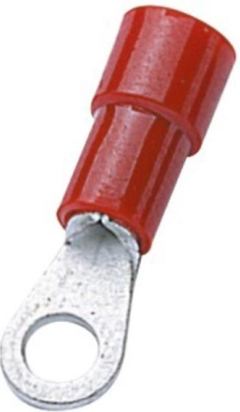 Exoda geïsoleerde kabelschoenen M8 4x ringoog voor 35mm2 tot 50mm2 accukabel accukabelset voor veilige elektr connections en eenvoudige installatie in diverse toepassingen