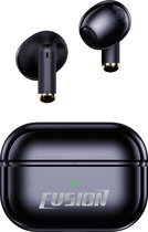 EarHackz® Fusion - Volledig Draadloze Oortjes - Bluetooth Oordopjes - TWS - Sport Oordopjes - Met Oplaadcase - Zwart - Waterdicht