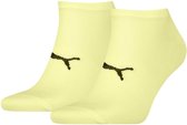 Puma Sport Light Sneaker (2-pack) - enkelsokken - geel - Maat: 35-38