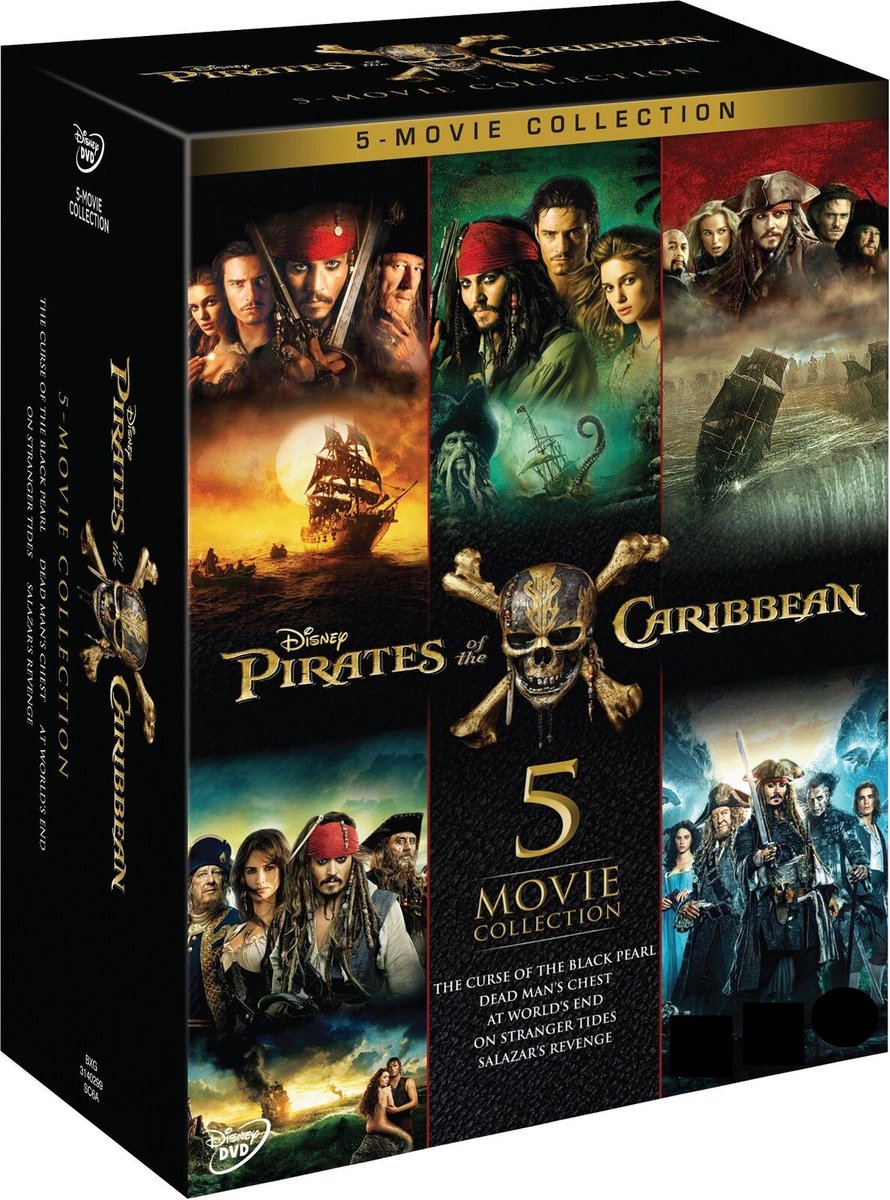 Pirates Of The Caribbean 1-5 (Import) (DVD), Johnny Depp | DVD | bol.com