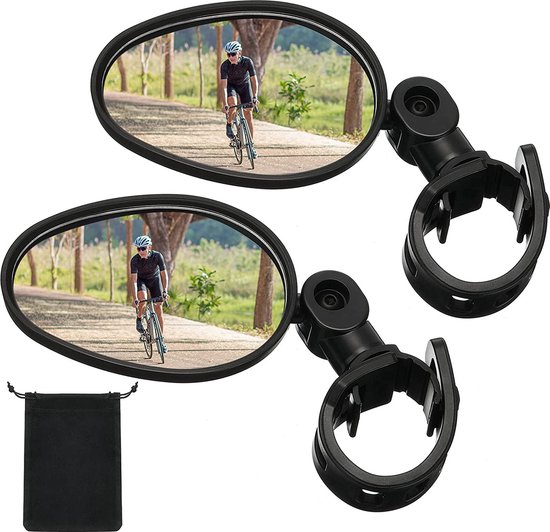 2 stuks fietsspiegel, 360 graden verstelbaar