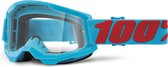 100% Crossbril MTB Strata 2 met Clear Lens - ZwartGeel -