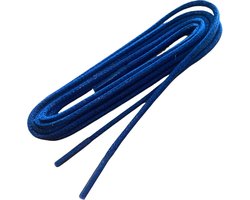 Ronde Wax veter - Jeans blauw - 100 cm