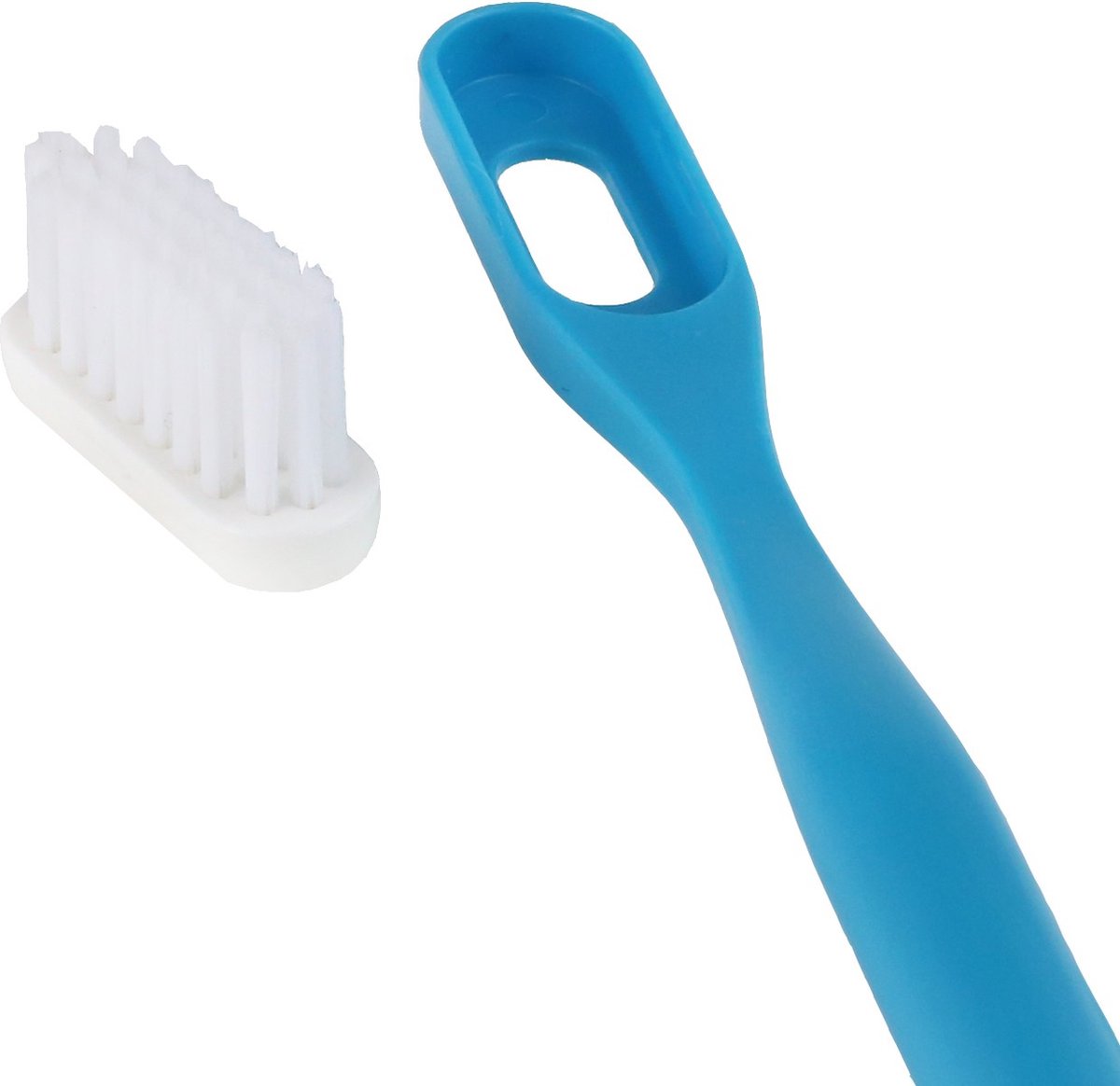 Medium Tandenborstel Met Vervangingskop - Blauw