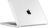 hoesie Hardshell Case geschikt voor Apple MacBook M2 Air 2022 - 13.6 inch - M2 Chip - MacBook Air Cover - Transparant