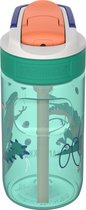 Bol.com Kambukka Lagoon Drinkfles 400ml -Juggling Dino met geïntegreerd rietje aanbieding