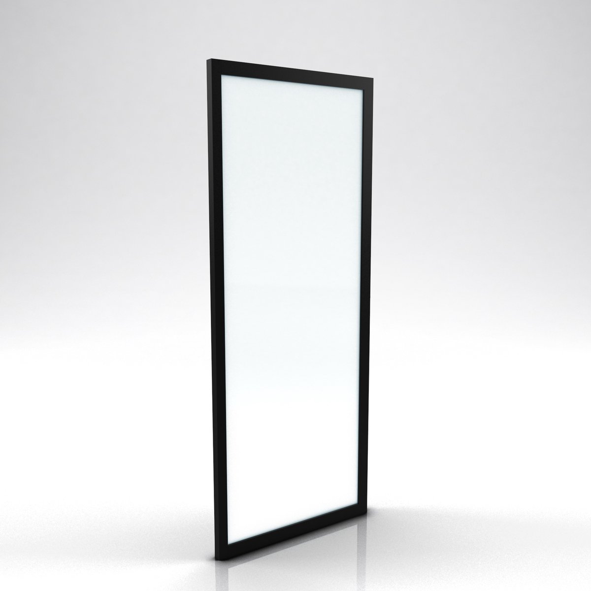 Retour pour Paroi pour douche - 80x200 cm - PROFILE NOIR MAT - verre transparent 6mm