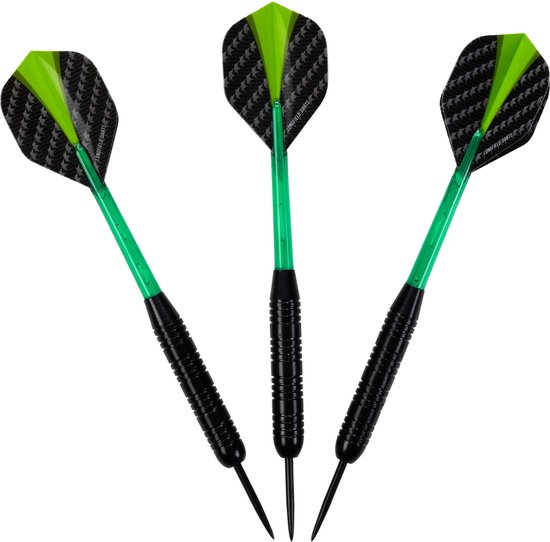 Dartboard Pro501 inclusief PU surround rood met 2 sets darts. van Abbey Darts — afbeelding 5