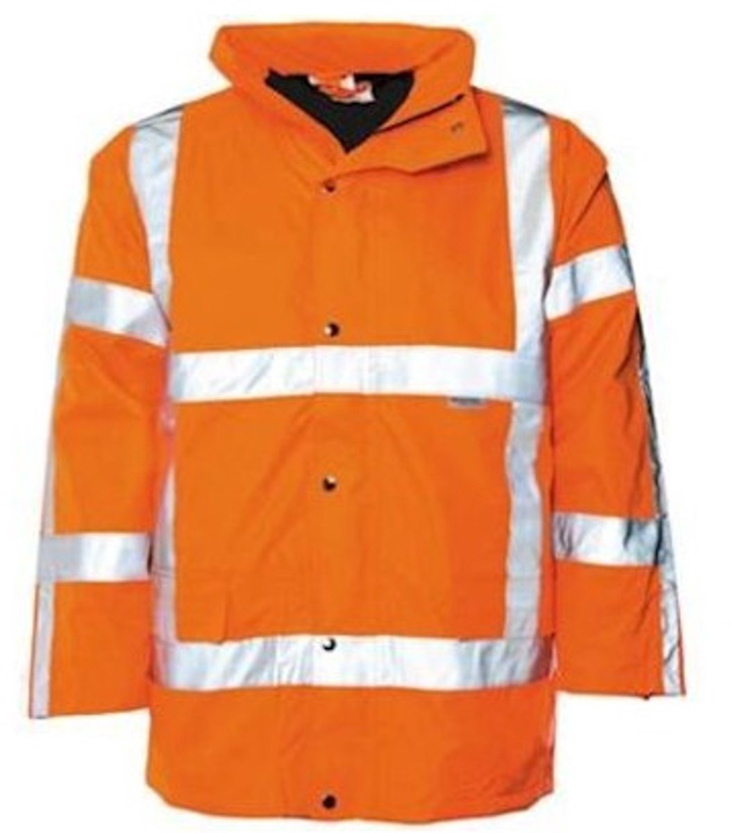 M-Wear parka 0986 Oxford nylon RWS fluo oranje maat L