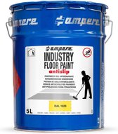 Traffic industry antislip floor paint markeerverf, geel 5 liter