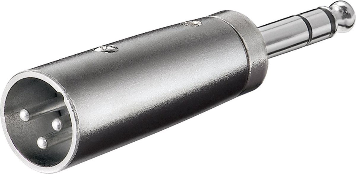 Goobay 27515 adapter XLR 6.35 mm Roestvrijstaal