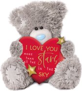Knuffel - Beer - Cupido - I love you more than the stars - 29cm