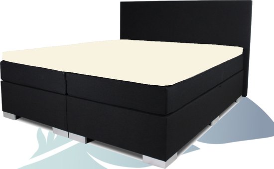 Duopak - 2 pièces ! - Jersey double - Hoeslaken Topdek - Hoeslaken - 100% coton - 80 x 200 cm - Beige - Qualité Extra épaisse 200 gr/ m2