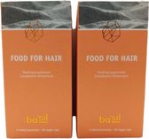 BA'SIL - Voedingssupplement - 2x Food For Hair (Women) - Kuur voor 3 maanden
