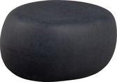 vtwonen Pebble Bijzettafel - Fiber Clay - Betonlook - Antraciet - 31x65x49 cm
