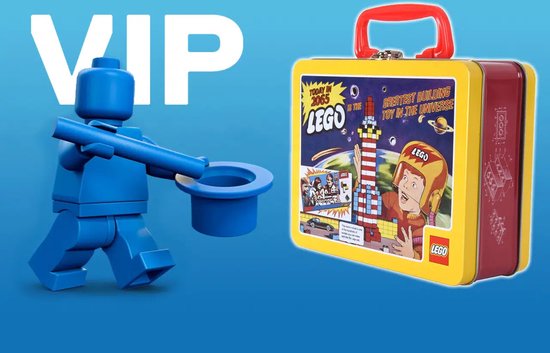 LEGO Retro Style Tin Lunch Box Space - New Exclusive VIP - Collection Exclusive 2022 - 5007331