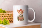 Mok Pembroke Welsh Corgi - Christmas - Gift - Cadeau - HolidaySeason - MerryChristmas - HolidayCheer - dogs - puppies - puppylove - honden - puppyliefde - mijnhond
