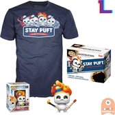 Funko POP! & TEE BOX Mini Puft on Fire GITD - Ghostbusters Afterlife Exclusive - Large