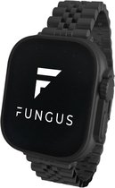 Fungus - Smartwatch bandje - Geschikt voor Apple Watch 38 / 40 / 41 mm - Series 1 2 3 4 5 6 7 8 9 SE iWatch - Metaal - Zwart