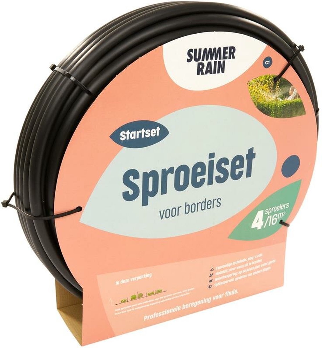 Beregening - SummerRain - sproeiset voor borders incl. 4 sproeiers - max. 16 m²