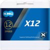 KMC X12 Fietsketting - Black Tech (126 links)