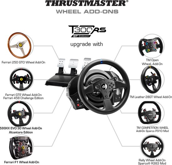 Thrustmaster T300 RS GT Racestuur + Playseat Challenge ActiFit racestoel van Thrustmaster — afbeelding 3