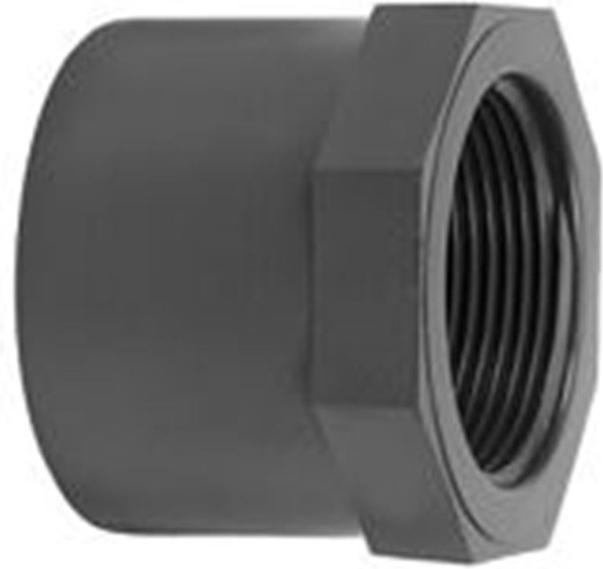 Druk PVC lijmring - 25mm x 1/2 - 16 bar