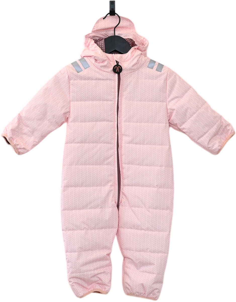 Ducksday Winterpak – Skipak voor baby’s – Sneeuwpak – Snowsuit – Waterdicht & PFAS-vrij – Gerecycled Polyester – – Molly Lichtroze
