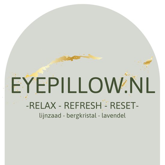 Eyepillow green cotton. Bergkristal & Lavendel van Yogi & Yogini — afbeelding 4