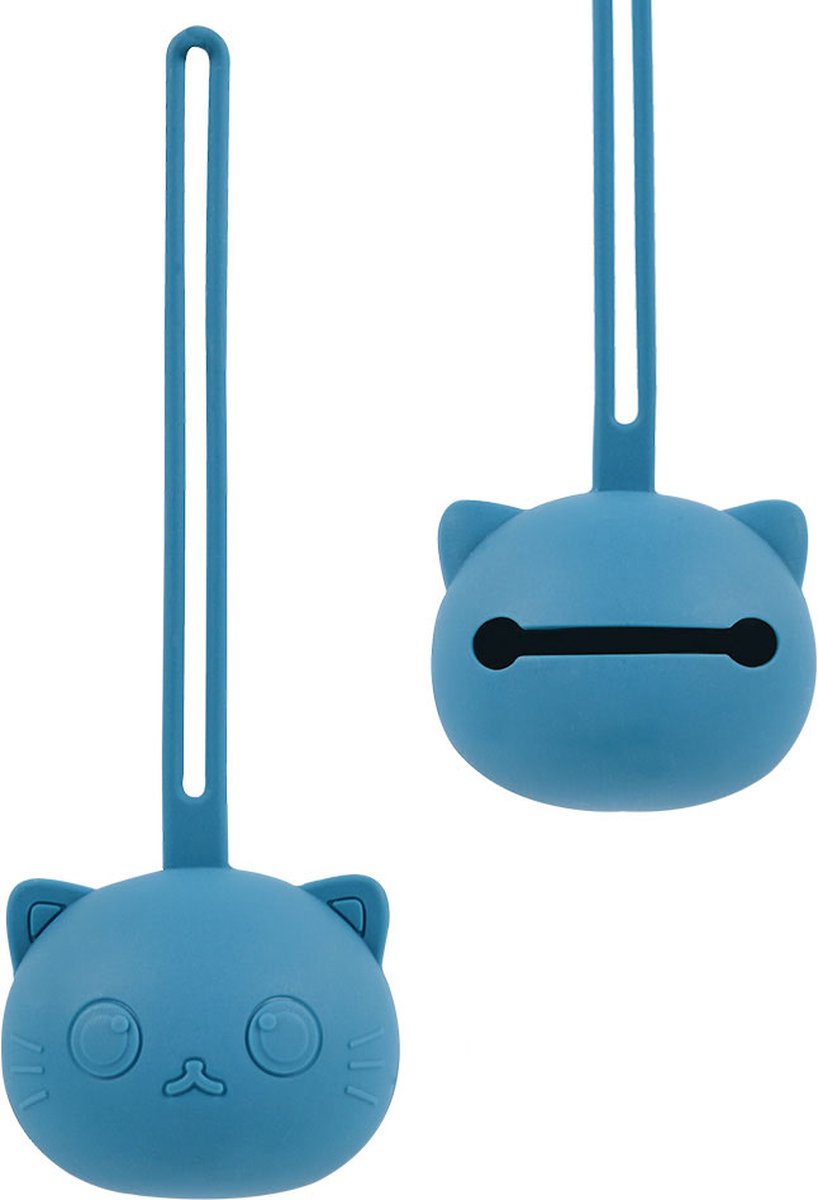 Goedkoopste Bo & Mila Pacifier Case - Siliconen Speenhouder - Blauw - Speendoosje - Fopspeenhouder - Baby