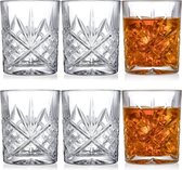 Set van 6 300 ml whiskyglazen kristal ouderwetse whiskyglazen rumglazen whiskyglas voor cocktails cognac scotch rum bourbon ideale whisky cadeau voor mannen vader