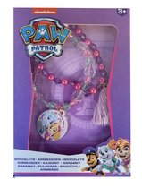 Paw Patrol - 2 Bracelets - One Size - charme pompon - charmes ronds - perles - Skye - Everest - anniversaire - Sinterklaas - cadeau de chaussure - cadeau