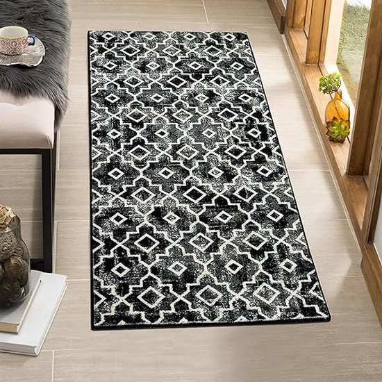 Tapis Cuisine Antiderapant Lavable, Tapis de Passage Long Couloir, Moderne  Tapis de Entree Interieur, Tapis Couloir à Poils Courts, pour Chambre