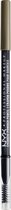 NYX Professional Makeup Crayon Poudre à Sourcils - Brunette - Crayon à sourcils - 1,4 gr