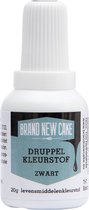 BrandNewCake® Druppel Kleurstof Zwart 20gr - Eetbare Voedingskleurstof - Kleurstof Bakken