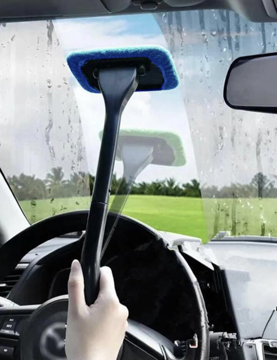 Goedkoopste Autoruitenreiniger - Raamwisser auto met microvezeldoek - Autoruitenreiniger - Auto Ruiten - Microfiber - Auto raamwisser microvezel - Car Window Cleaner - Auto Ruiten Schoonmaker - Microvezel Doek - Voorruit binnenkant reiniger