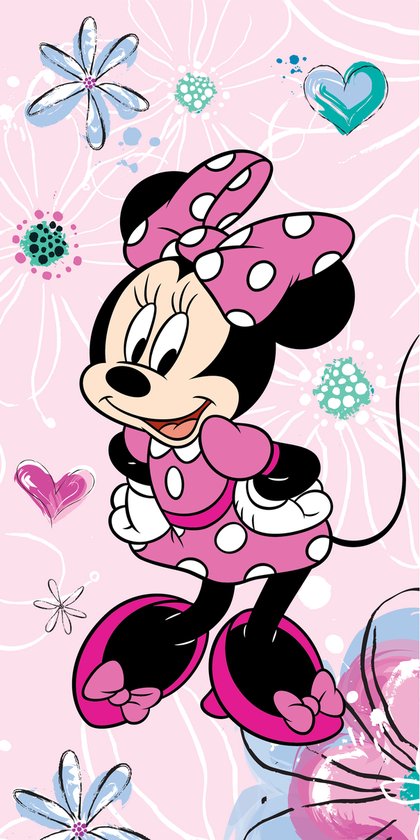 Disney Minnie Mouse Serviette de Plage Beauty - 70 x 140 cm - Katoen