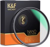 K&F Concept 1/8 Filtre à Brume Noir Nano X 72mm