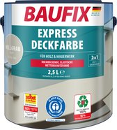BAUFIX Express Dekkende lakverf lichtgrijs 2,5 Liter