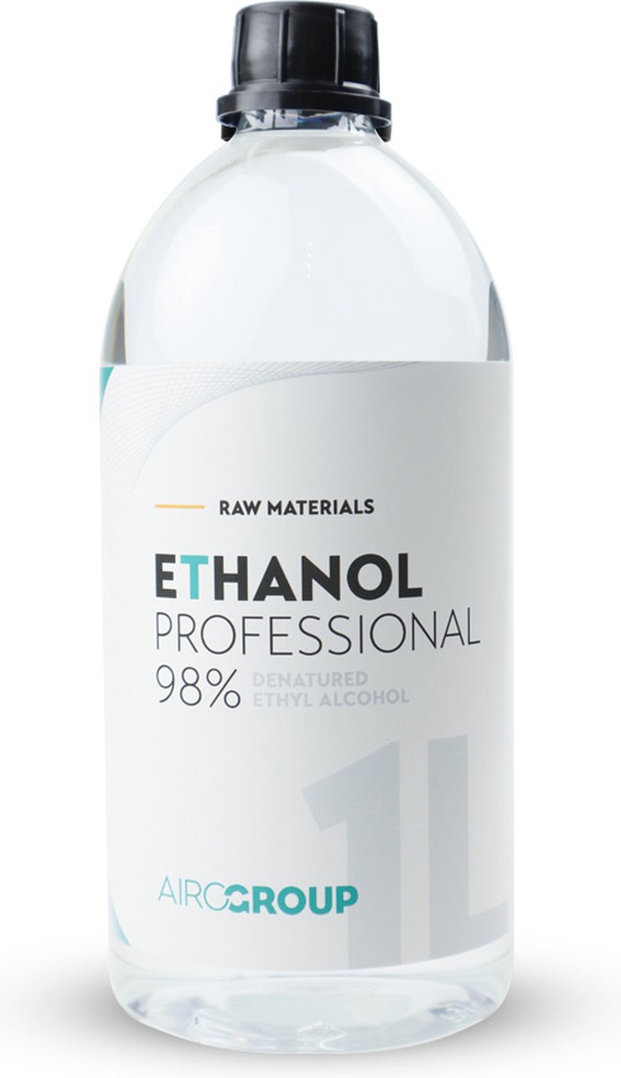 Professional BioEthanol 98% 1L | Bio-ethanol 1L | Bio Ethanol 1L | Gedenatureerde Ethyl Alcohol |  Biobrandstof - Airogroup