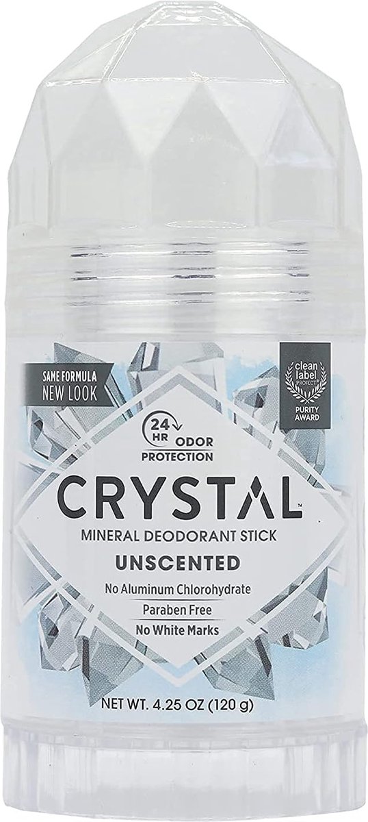 Crystal, minerale deodorantstick, ongeparfumeerd (120 g)