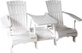 Your Own Living Bear Chair Dubbel - White Wash