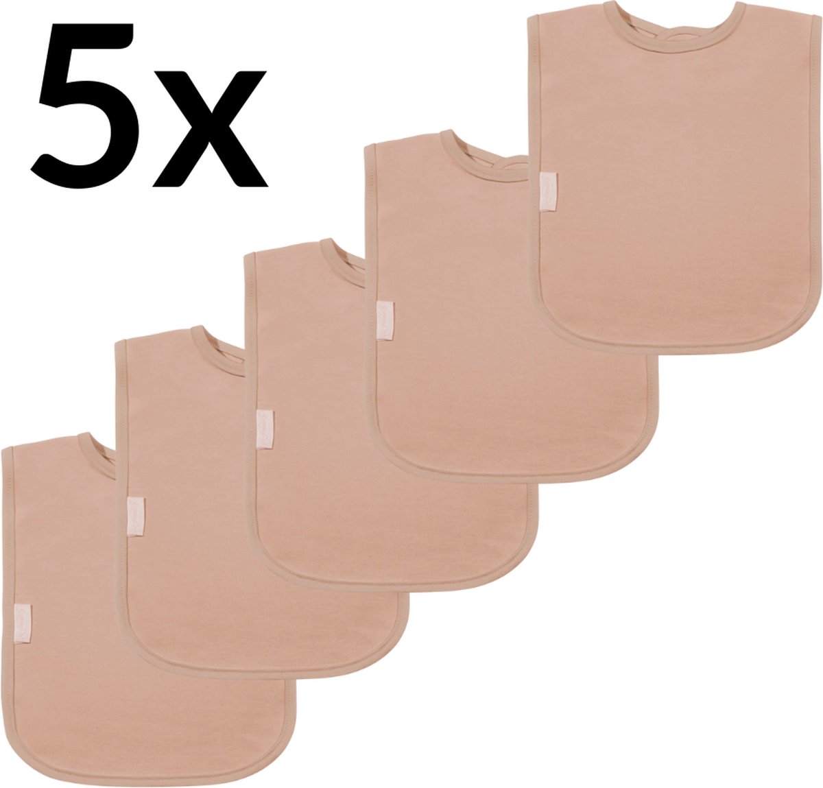 Goedkoopste Funnies Interlock Slabben 5-Pack | Pinkstone | Set Van 5 Stuks | Slabbers