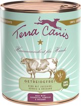 Terra Canis - graanvrije menu's - rund - courgette, pompoen, oregano