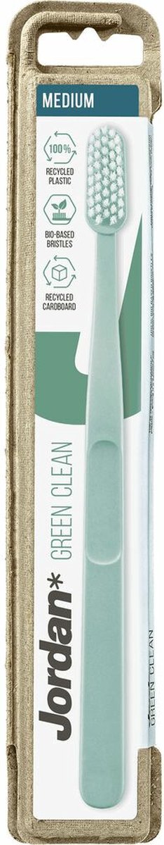 Goedkoopste 3x Jordan Tandenborstel Green Clean Medium